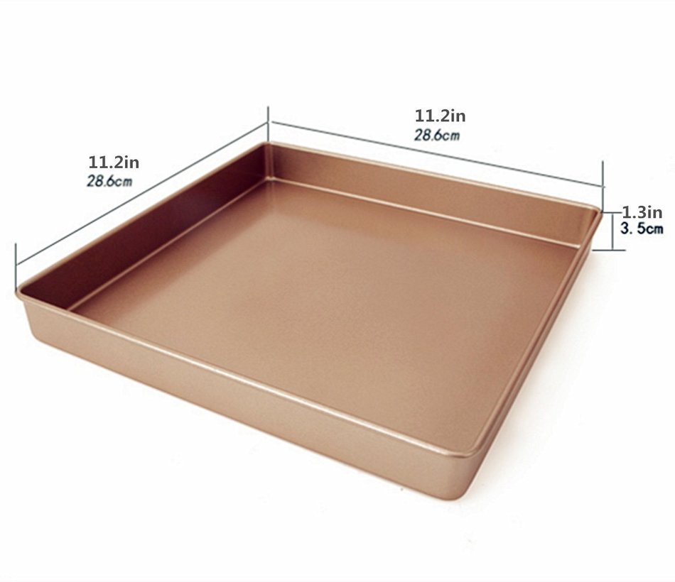 N J Z Y Nonstick Bakeware 11-Inch Square Cake Pan N2