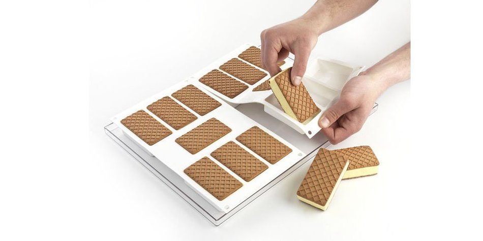 Silikomart BISC01 Ice Cream Sandwich Silicone Mold N2