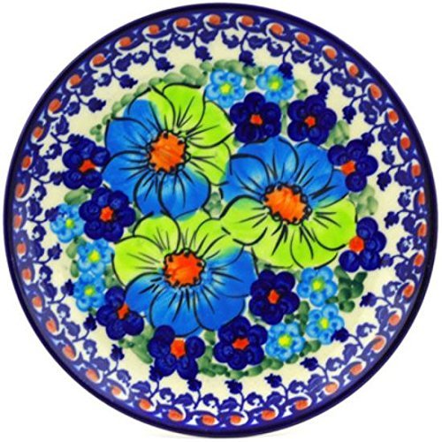 Ceramika Bona H2944G Polish Pottery Ceramic Plate Hand Painted, 7-Inch
