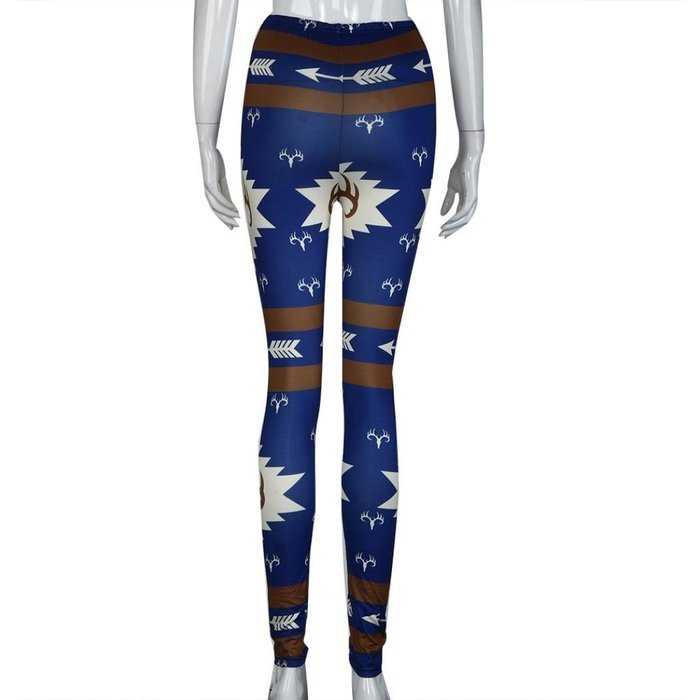 PHOTNO Fashion Women Skinny Printed Stretchy Pants Leggings N14
