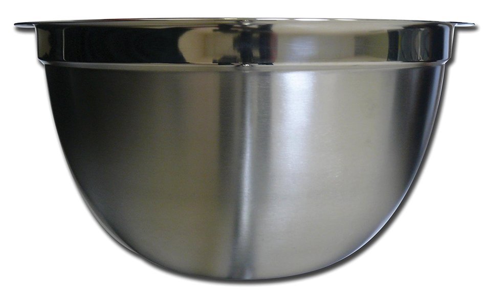 Ai-De-Chef K0801-05 8 Quart Satin Stainless Steel Mixing Bowl N2
