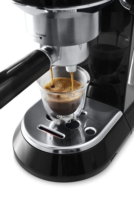 Delonghi EC680M DEDICA 15-Bar Pump Espresso Machine, Stainless Steel N13