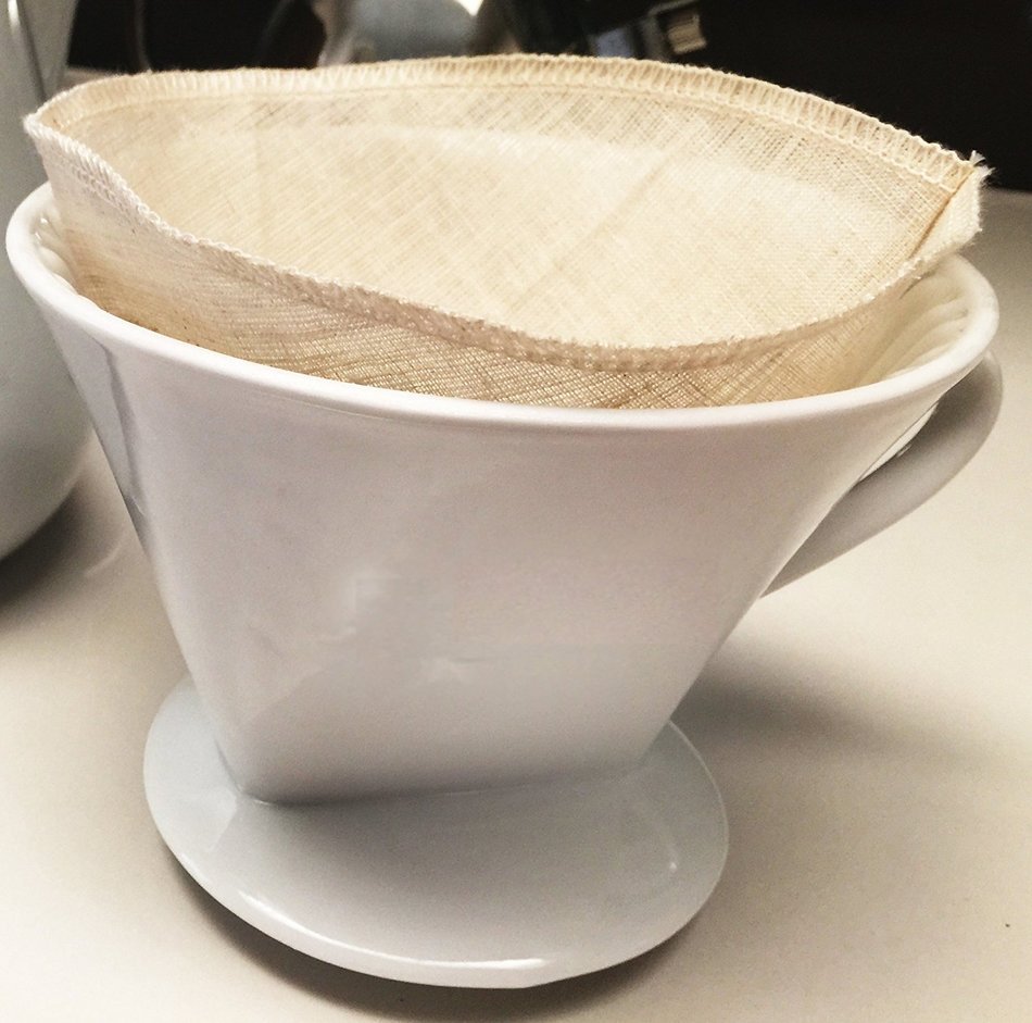 P&F(3 pack)Natural Reusable Cone Coffee Filters #2 Melitta Style, No Harmful Chemical, All Natural N4