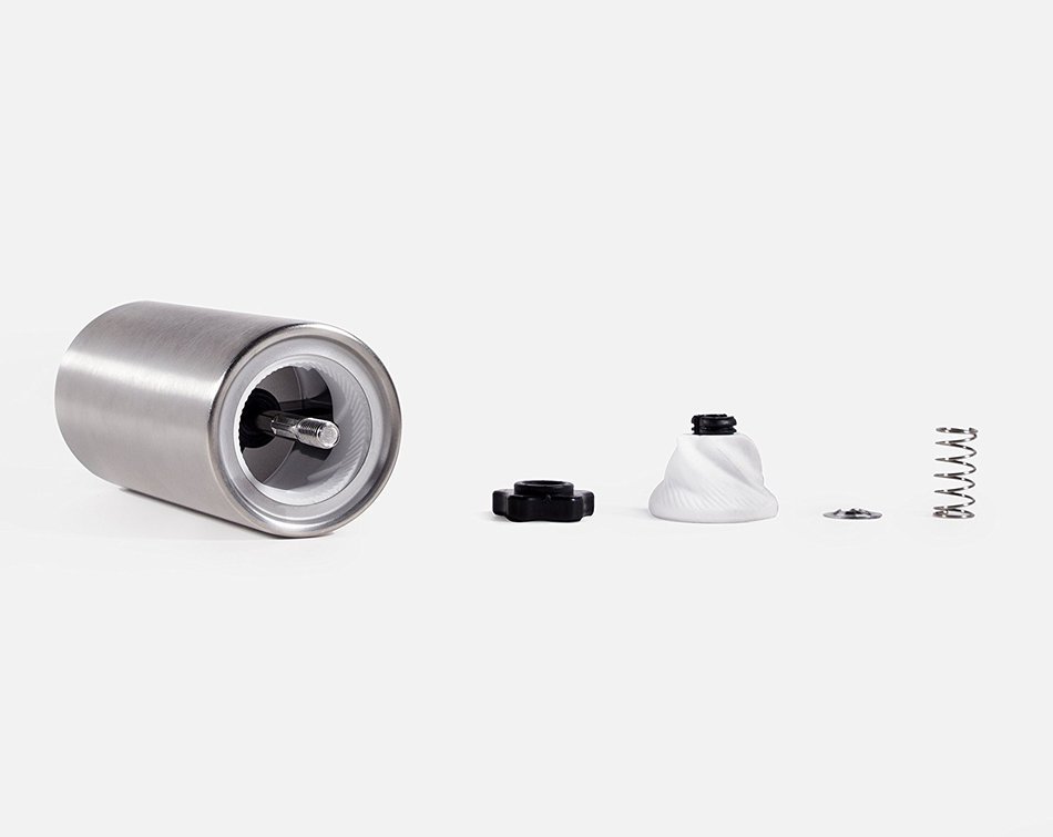 Most Consistent Hand Coffee Grinder & Coffee Press - Ceramic Burr Manual Coffee Grinder fits in Aeropress N7