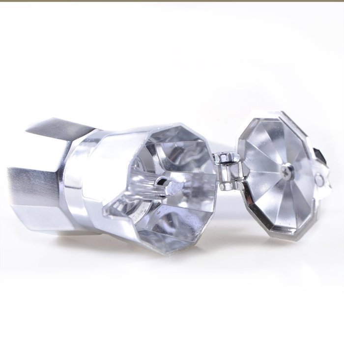 Michelle Queen 1 Cup (50ml) Stovetop Espresso Moka Pot Silver N8