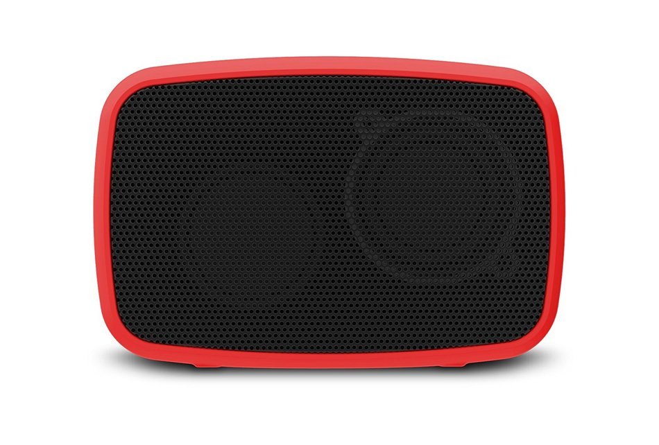 Ematic ESQ206RD RuggedLife Water Resistant Bluetooth Speaker with Speakerphone for iPhone, iPad, iPod, Android... N2