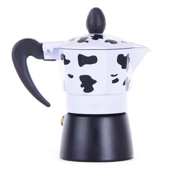 Michelle Queen 1 Cup (50ml) Stovetop Espresso Moka Pot Silver N9