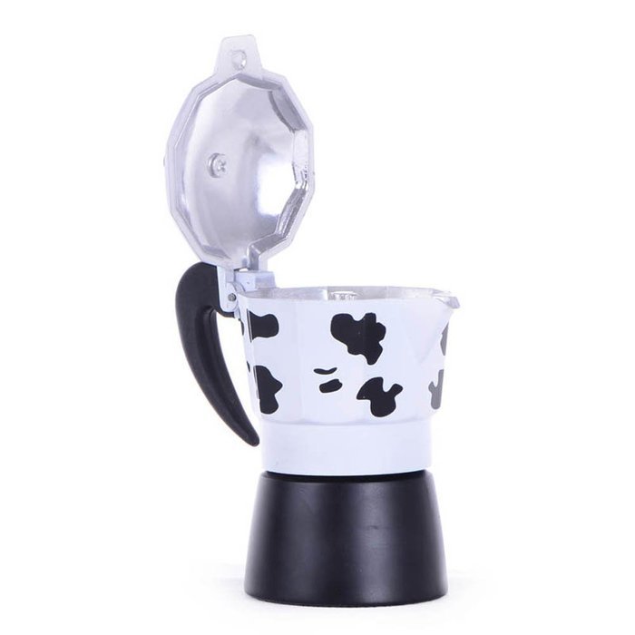 Michelle Queen 1 Cup (50ml) Stovetop Espresso Moka Pot Silver N10