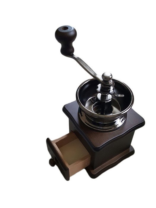 Premium Adorable Manual Hand Coffee Bean Grinder of Solid Beech Wood Body and Heavy Duty Steel Adjustable for... N8