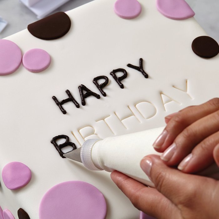 Cake Boss Decorating Tools Letter and Number Fondant Stamp Set, White N6