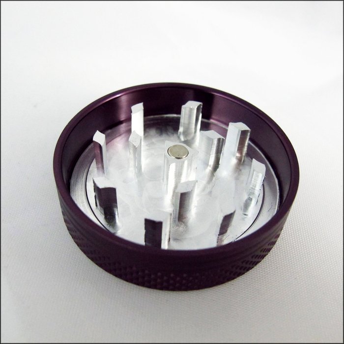 Sharp Stone Official Authentic Small 4 Piece Grinder Hard Top 1.5 Inches Purple + Free Performance Technology... N5