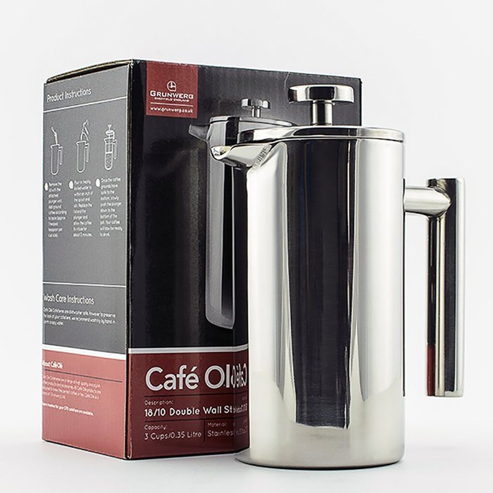 DGQ Double Wall Stainless Steel French Coffee Press, 350ML N4 free