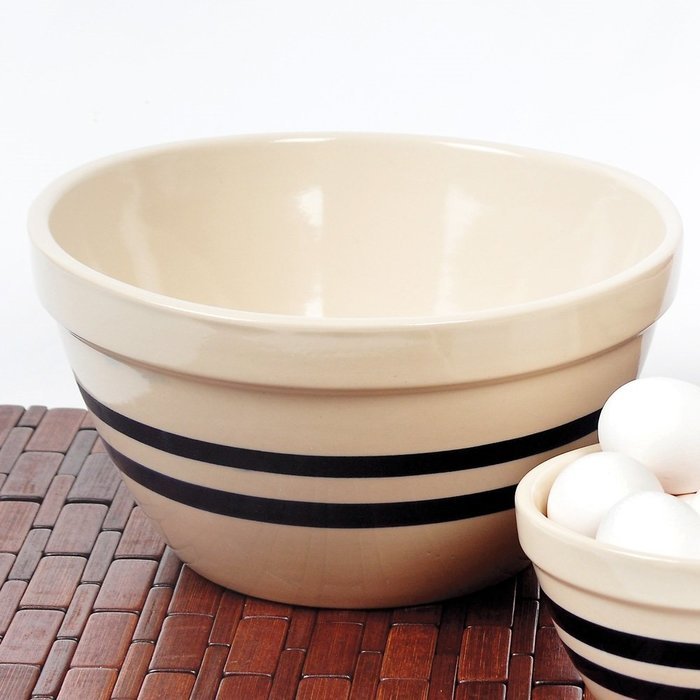 USA-Made Stoneware Shoulder Bowls Large