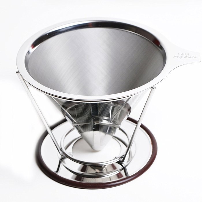 Pour Over Coffee Dripper - Stainless Steel Reusable Coffee Filter for the best Drip Coffee - Pour-over Coffee...