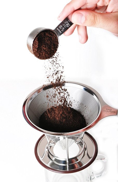 Pour Over Coffee Dripper - Stainless Steel Reusable Coffee Filter for the best Drip Coffee - Pour-over Coffee... N4
