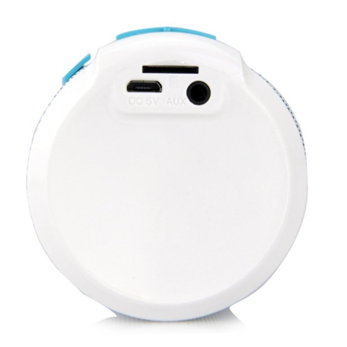 Daxpoo Round Ultra-portable Wireless Bluetooth Speaker with Tf Card and USB Function, Powerful Sound with Build... N6