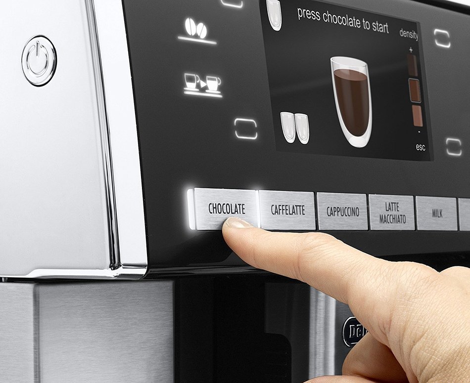 Delonghi ESAM6900 Prima Donna Exclusive Fully Automatic Espresso Maker with Lattecrema System, Stainless Steel N4