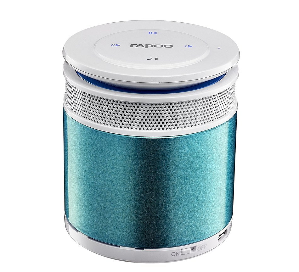 RAPOO | A3060-BU Bluetooth 4.0 Wireless Mini Stereo Speaker - BLUE