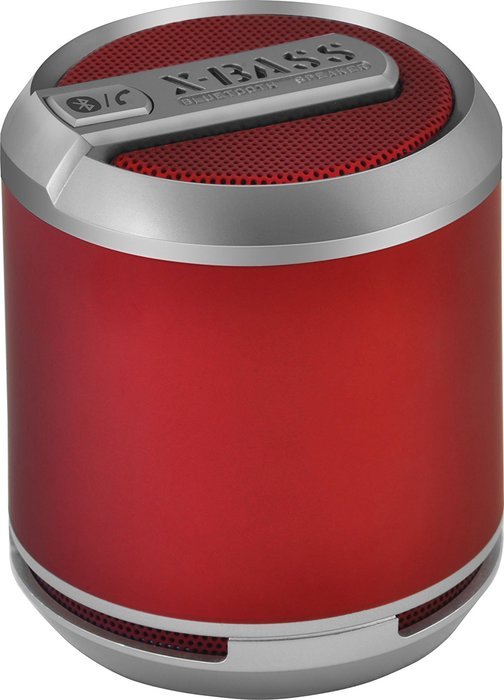 DIVOOM Bluetune Solo Red FREE CARRYING POUCH Official USA Seller, Loud Wireless Bluetooth Rechargeable Portable...
