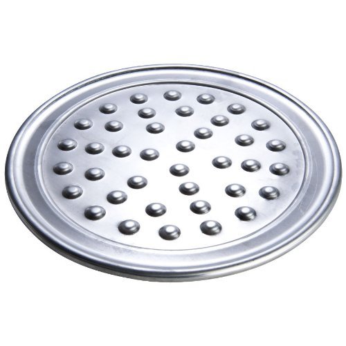 American Metalcraft HATP9N 9" Heavy Weight Aluminum Wide Rim Pizza Pan with Nibs