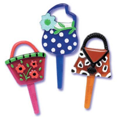 CakeDrake SHOPKINS Purse Girls Party 12 Cupcake Topper Pic Picks