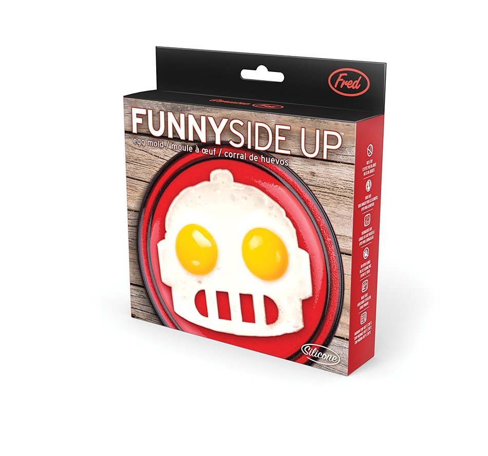 Fred & Friends FUNNY SIDE UP, Skull Egg Mold N11