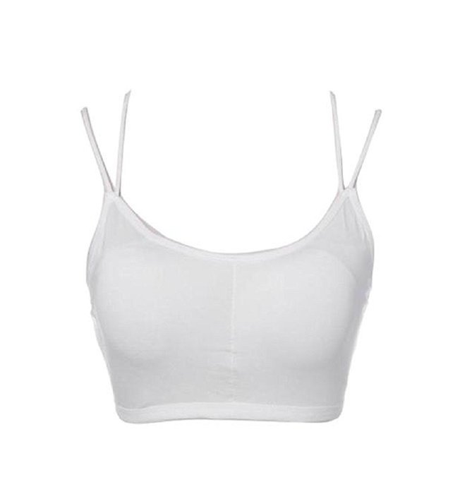 Underwear, PHOTNO Women Crop Tops Strap Vest Cut Out Shirt Beach Tank