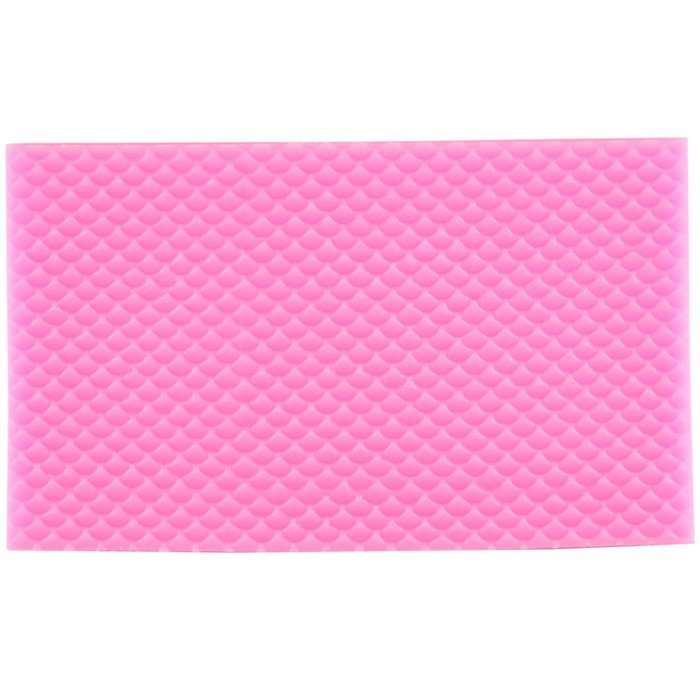 Mujiang Mermaid Scales Mat Silicone Jelly Sugar Chocolate Fondant Molds Mermaid Tail N4