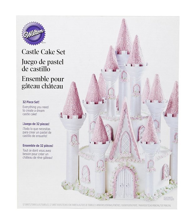 Wilton 301-910 Romantic Castle Cake Set