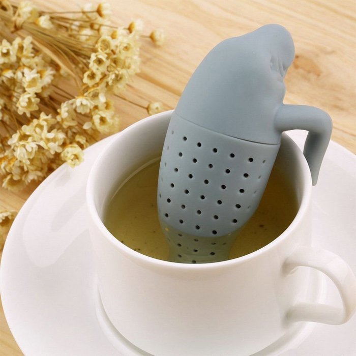 Mother's Day Sale, Set of (6) Premium Silicone Reusable Tea Bag Candy Silicone Tea Infuser Strainer Set Genuine... N22