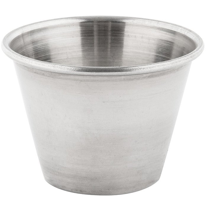 Individual Condiment Stainless Steel Ramekins Sauce Cups 2.5 oz 24 DZ - 288 PCS