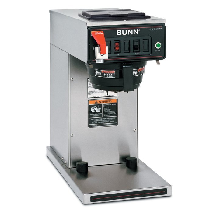 BUNN 12950.0360 12 Cup CWTF15-TC Automatic Commercial Thermal Coffee Brewer, Black/Stainless