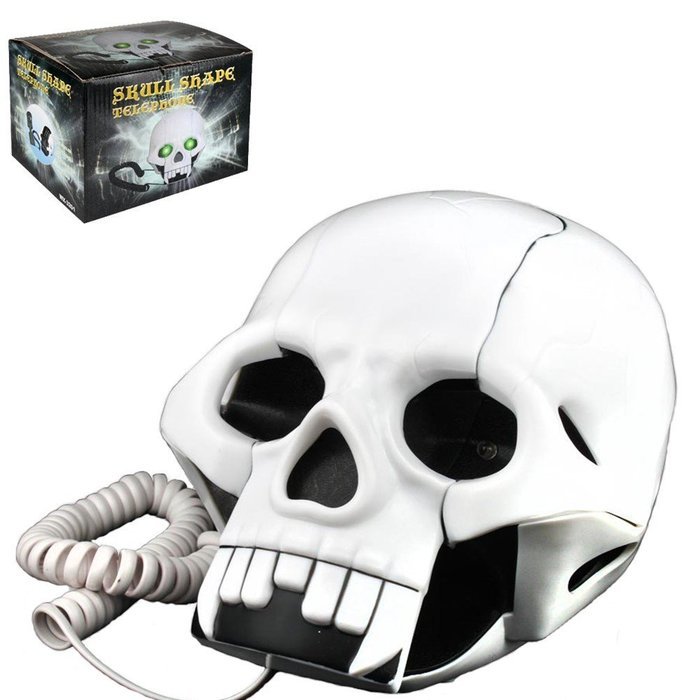 Skull white phone