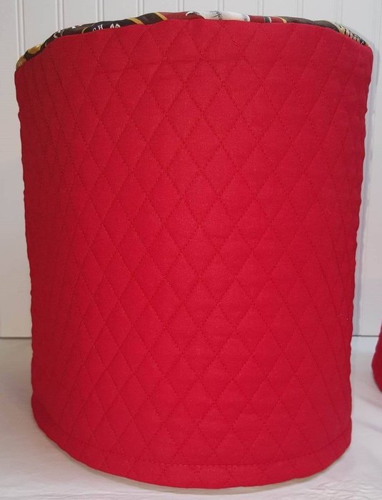 Quilted Morning Coffee Themed Keurig Coffee Brewing Systems Cover (B40/B45/K45, B60/K65, B145/K145, Red) N8