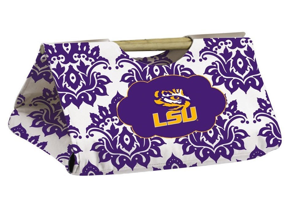 LSU Tigers Damask Pattern Casserole Dish Carrier