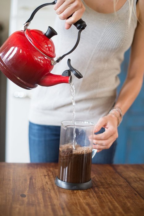 French Press 9 cup Coffee Press Maker (36 Oz) with Thick Professional Grade All Glass Body and Handle, Zinc Lid... N2