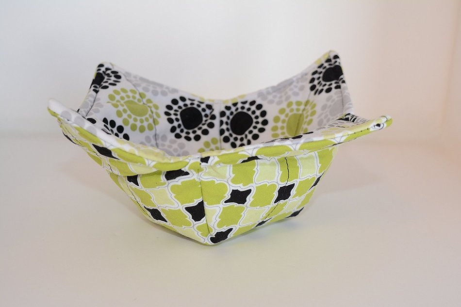 Microwave Bowl Cozies // Reversible // Set of 3 // 1 Small Bowl Cozy // 1 Medium Bowl Cozy // 1 Dinner Plate Cozy... N14