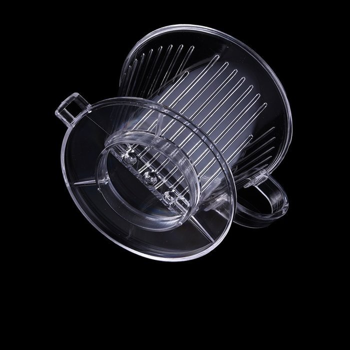 Transparent Brewing Coffee Dripper Drip Coffee Filter Cup PP Resin Material N3