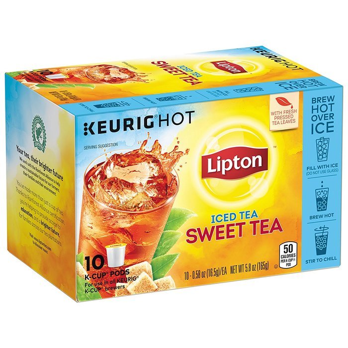 Lipton Iced Tea K Cups, Sweet 10 ct (Pack of 6) N4