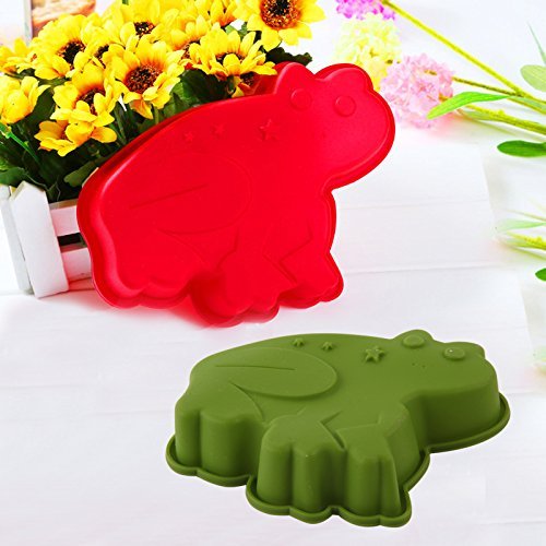 Frog shaped animal cake decorating tools chocolate silicone cake mold ...