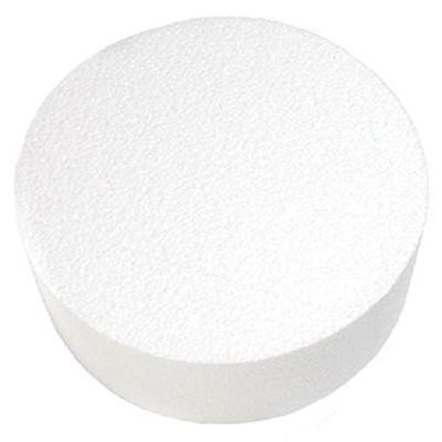 Oasis Supply 747007 Dummy Round Cake, 7" x 3", White N2