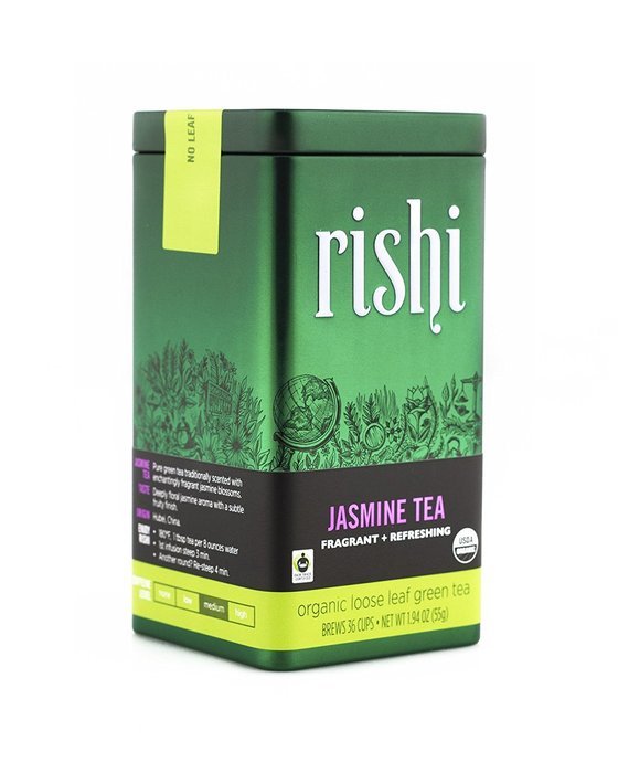 Rishi Tea Organic Jasmine Tea Loose Leaf Tea, 1.94 Ounces Tin N3