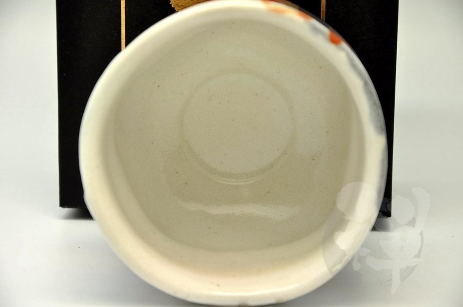 Japanese Mino Yaki ware Matcha Bowl Green Tea 12 / 12 / 8.5cm (4.7 / 4.7 / 3.3inch)[7355] N3