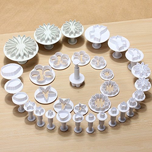 ACE 46Pcs Baking Tool For Cakes Decorating Sets Pastry Tools Cookie Mould Fondant Flower Molds
