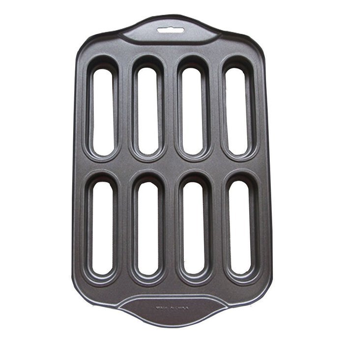 Ancdream 8 Cup Non Stick Muffin Cupcake Cake Loose Bases Baking Trays - Rectangle N4
