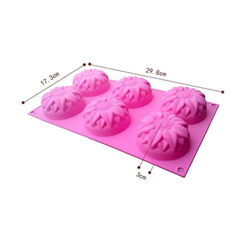 GUO -Silica gel cake Mold Food grade silicone Oven special 5 pieces