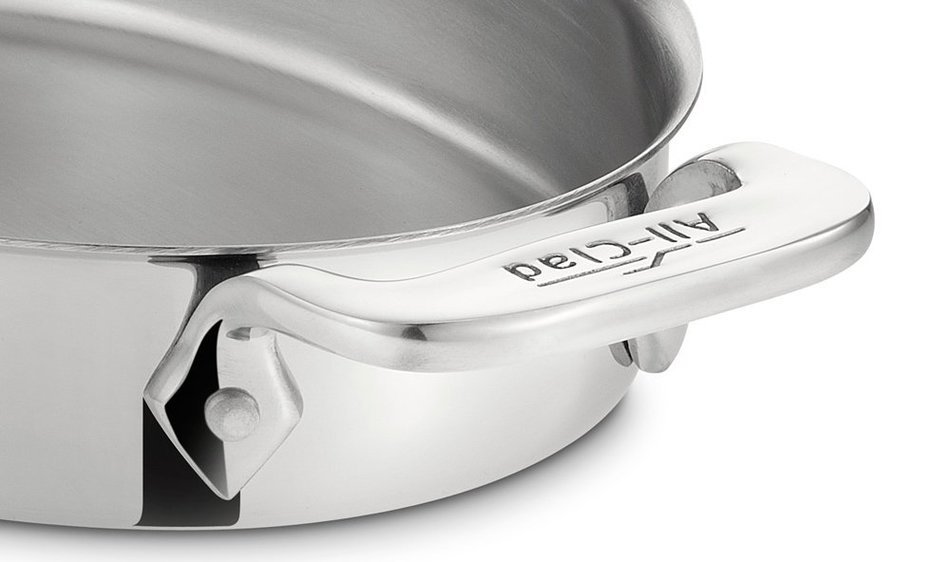 All-Clad 59900 Stainless Steel 7-Inch Oval-Shaped Baker Specialty Cookware Set, 2-Piece, Silver