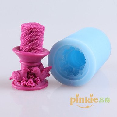 Y&XL&H Two Doves Candle Mold,Soap Molds Mooncake Mould Fondant Cake Chocolate Silicone Mold, Decoration Tools... N5