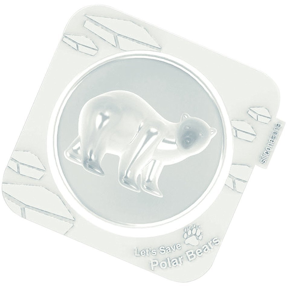 Siliconezone 4.3" Non-Stick Silicone Rhinoceros Mini Cake Mold, Grey N6