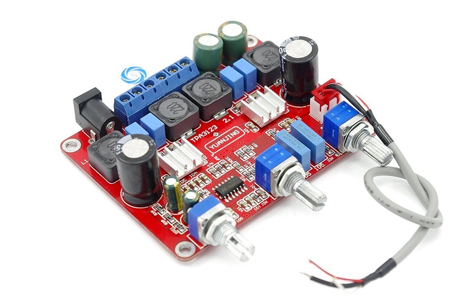 SMAKN Finished board-New subwoofer 2.1 TPA3123 digital power amplifier board for DIY